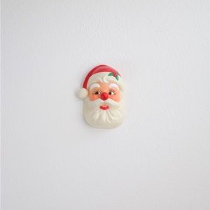 Santa Vintage Christmas Decor Wall Hanging